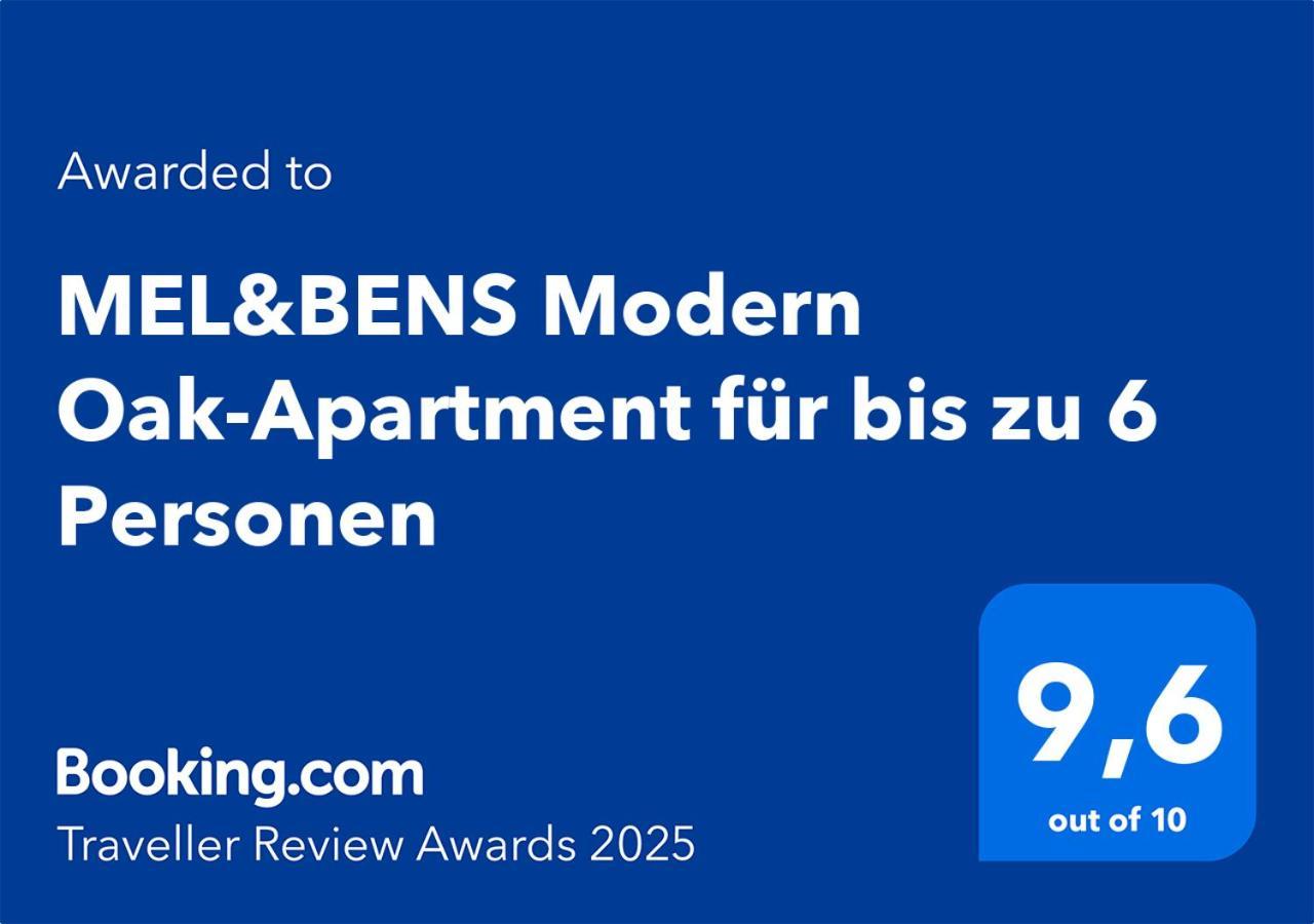 Mel&Bens Modern Oak-Apartments Fuer Bis Zu 12 Personen BRE Exterior foto
